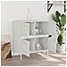 Credenza Bianca 68x39x79 Cm In Acciaio - Foto miniatura 5