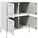 Credenza Bianca 68x39x79 Cm In Acciaio - Foto miniatura 7