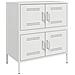 Credenza Bianca 68x39x79 Cm In Acciaio - Foto miniatura 1