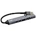 Hub Usb Supporta Otg Usb-c Power Delivery 60w E Lettore Schede Sd /tf, Grigio - Foto miniatura 5