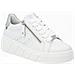 Leisure Trainers White Sneakers Pelle Scarpe Donna Bianco Eu 37, W0505-80 - Foto miniatura 1