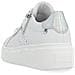 Leisure Trainers White Sneakers Pelle Scarpe Donna Bianco Eu 37, W0505-80 - Foto miniatura 3
