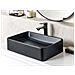 Lavabo Bagno Ceramica Nero 51 X 34 Cm Chivana - Foto miniatura 1
