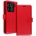Custodia A Portafoglio Con Laccetto Per Xiaomi 15, Rosso - Foto miniatura 1