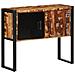 Tavolo Consolle Multicolore 90x35x75 Cm Legno Massello Recupero - Foto miniatura 1