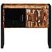 Tavolo Consolle Multicolore 90x35x75 Cm Legno Massello Recupero - Foto miniatura 2