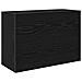 Mobile Da Bagno A Parete Nero 60x25x40 Cm In Legno Multistrato - Foto miniatura 2