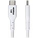 Cavo di Ricarica USB-A a USB-C da 2m - Cavetto di Carica Rapida USB-A a Type-C da 3A, Cavo Dati USB 2.0 rivestito in TPE - M /M - Bianco - Foto miniatura 3