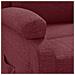 Poltrona Reclinabile In Tessuto Rosso Vino - Foto miniatura 6