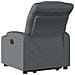 Poltrona Alzapersona Reclinabile Grigio in Similpelle - Foto miniatura 4
