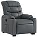 Poltrona Alzapersona Reclinabile Grigio in Similpelle - Foto miniatura 5