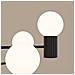 Lampadario Halo 6 Nero Sl. 1830 - Moderno Lampadario Nero 230x64x64 Cm - Foto miniatura 4
