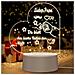 Lampada Da Notte Led Cuore 3d Regalo Per Papà Acrilico Su Usb - Foto miniatura 1
