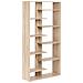 Libreria A 8 Ripiani Fontas 180 Cm Marrone Chiaro - Foto miniatura 2