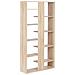 Libreria A 8 Ripiani Fontas 180 Cm Marrone Chiaro - Foto miniatura 4