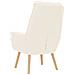 Sedia rilassante Crema 69 x 74 x 93 cm Tessuto - Foto miniatura 6