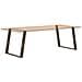 Gambe per tavolo da pranzo a forma di U 2 pz in acciaio naturale 90x(72-73) cm - Foto miniatura 8