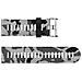 Cinturino In Silicone Compatibile Con Garmin Fenix 3hr/5x/6x/7x - 26mm Quick Fit Camouflage Gray - Foto miniatura 3