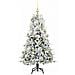 Albero di Natale Artificiale con Rami Pieghevoli Bianco 150 cm - Foto miniatura 3