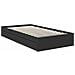 Letto con Contenitore Nero 100 x 200 cm Legno multistrato - Foto miniatura 6