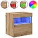 Mobiletti TV da Parete 2 pcs Rovere artigianale 40 x 30 x 40 cm - Foto miniatura 4
