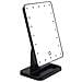 Specchio Da Trucco Da Tavolo Led Con Sensore Tattile E Rotazione A 360° - 20 Led Black - Foto miniatura 1