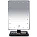 Specchio Da Trucco Da Tavolo Led Con Sensore Tattile E Rotazione A 360° - 20 Led Black - Foto miniatura 2