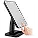 Specchio Da Trucco Da Tavolo Led Con Sensore Tattile E Rotazione A 360° - 20 Led Black - Foto miniatura 4