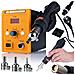 Spawatrice Plastica 858d Set - 700w, 3 Ugelli, 200 Graffette, 300g Lega | Regolazione Temperatura 100-500°c | Riparazione Professionale - Foto miniatura 5