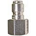 Adattatore Qc 1/4"" Per Idropulitrice - Acciaio Inox, Filettatura G1/4"" F | Compatibile Con Lance, Schiumogeni, Pistole - Foto miniatura 1