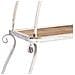 Scaffalatura In Legno E Metallo A 4 Ripiani, Marrone, 80,5x35,5x173h - Foto miniatura 5