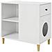 Casa per Gatti Bianco Lucido 72 x 42.5 x 70 cm - Foto miniatura 1