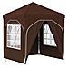 Tenda per feste a pop-up 192 x 192 x 245 cm Marrone - Foto miniatura 1