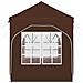 Tenda per feste a pop-up 192 x 192 x 245 cm Marrone - Foto miniatura 8