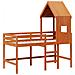 Struttura per letto soppalco Marrone Cera 90 x 190 cm - Foto miniatura 5