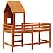 Struttura per letto soppalco Marrone Cera 90 x 190 cm - Foto miniatura 8
