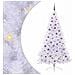Albero di Natale artificiale Bianco 210 cm PVC e Acciaio - Foto miniatura 1