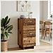Credenza Legno antico 33,5 x 34,5 x 75 cm Legno ingegnerizzato - Foto miniatura 2