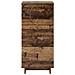Credenza Legno antico 33,5 x 34,5 x 75 cm Legno ingegnerizzato - Foto miniatura 4