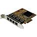Adattatore Scheda di Rete Ethernet Gigabit PCI express PCIe NIC a 4 porte - Foto miniatura 1