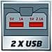 Adattatore USB per Carica Batterie TE-CP 18 Li USB-Solo - Foto miniatura 4
