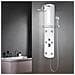 Pannello Doccia 25x43x120 Cm Argento - Foto miniatura 1