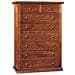 Kelley - Cassettiera In Legno Massello Cm 87 X 45 X 127 H - Foto miniatura 1