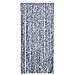 Zanzariera Blu Bianco E Argento 90x220 Cm Ciniglia - Foto miniatura 5