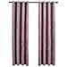 Tende Oscuranti Con Anelli 2pz Rosa Antico In Velluto 140x225cm - Foto miniatura 2