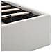Giroletto Con Contenitore Idraulico Bianco Similpelle 160x200 Cm - Foto miniatura 9