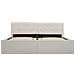 Giroletto Con Contenitore Idraulico Bianco Similpelle 160x200 Cm - Foto miniatura 10