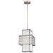Lampadario A 1 Luce Argento, E27 - Foto miniatura 1