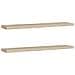 Scaffali A Parete 2 Pz Rovere 120x23,5x3,8 Cm In Mdf - Foto miniatura 2