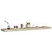 Scaffali A Parete 2 Pz Rovere 120x23,5x3,8 Cm In Mdf - Foto miniatura 3